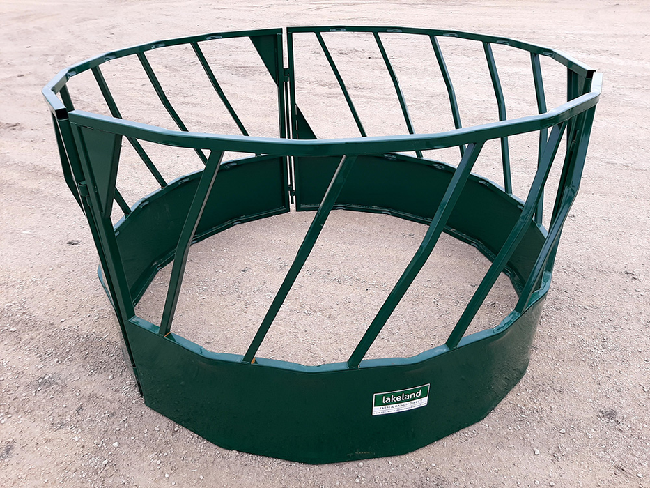 Cattle Feeder | Lakeland Heavy Duty Round Bale Feeder-Slant Bar