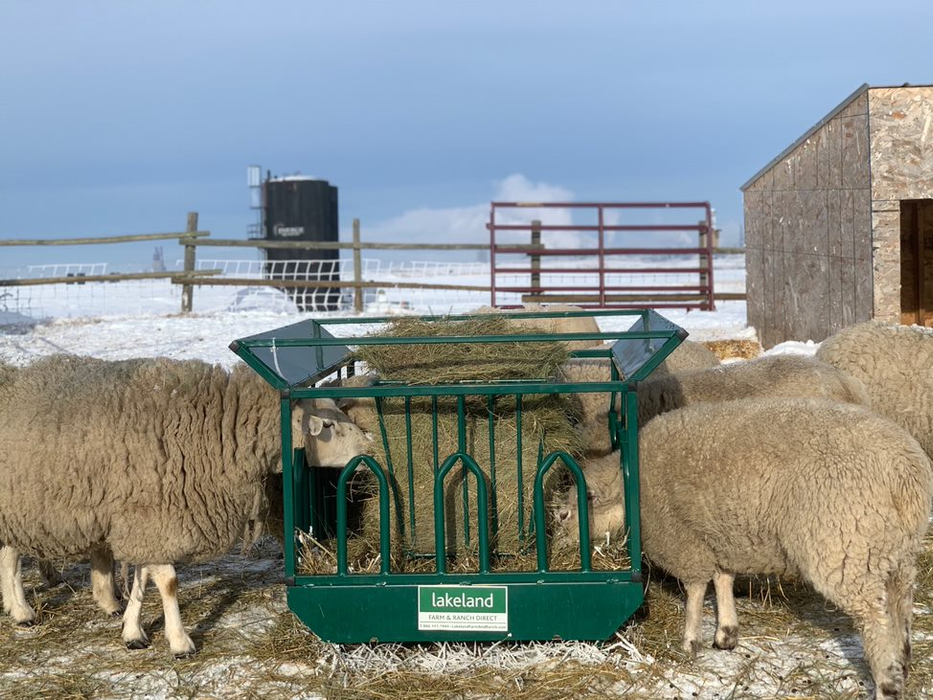 Goat feeder | Lakeland Tombstone Style Small Bale Feeder