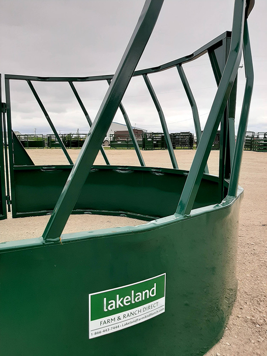 Cattle Feeder | Lakeland Heavy Duty Round Bale Feeder-Slant Bar