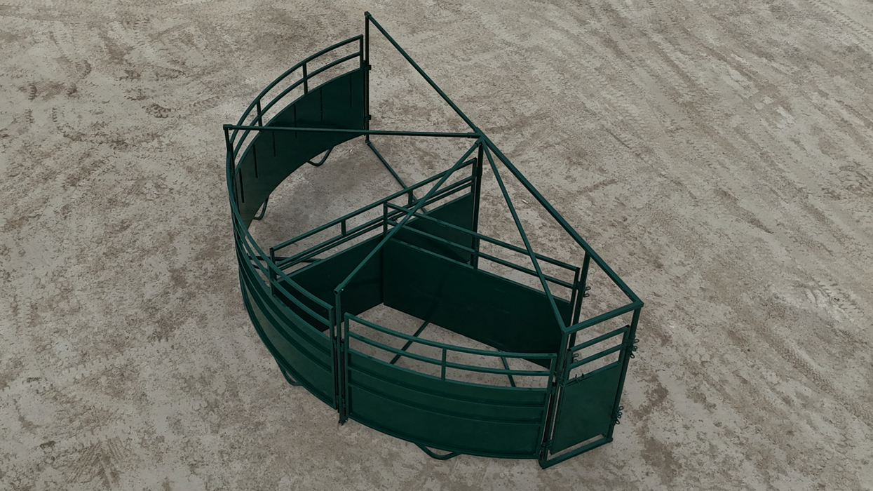 Cattle Crowding Tub | Lakeland E-Series 10ft Cornerless Crowding Tub