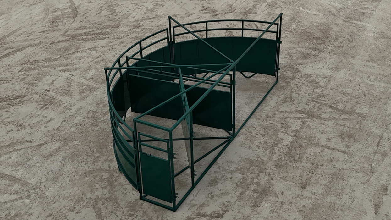 Cattle Crowding Tub | Lakeland E-Series 10ft Cornerless Crowding Tub