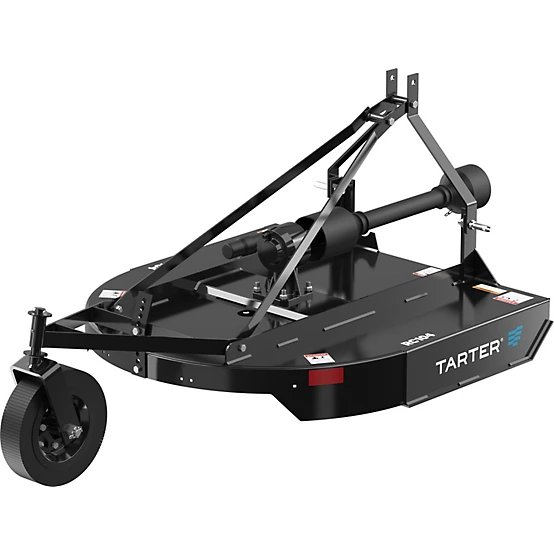 Tarter 4 ft. Round Back Rotary Cutter, Black