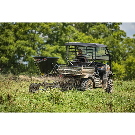Tarter 300 lb. Capacity Farm and Ranch Equipment ATV 5-Bushel Pull-Behind Spreader/Trail Feeder
