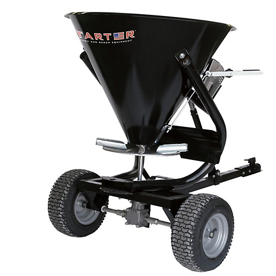 Tarter 300 lb. Capacity Farm and Ranch Equipment ATV 5-Bushel Pull-Behind Spreader/Trail Feeder