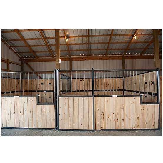 Tarter Standard Horse Front Stall Panel with Sliding Door, 12 ft. x 7 ft.