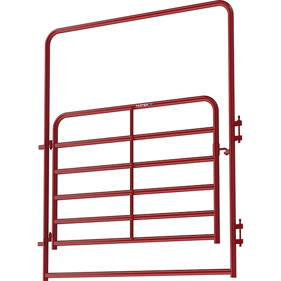 Tarter 6 ft. x 62 in. Walk-Thru Arch Gate, Extra HD, 2 in. , Red