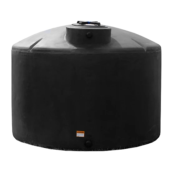 Norwesco 1,550 gal. Water Tank, Black