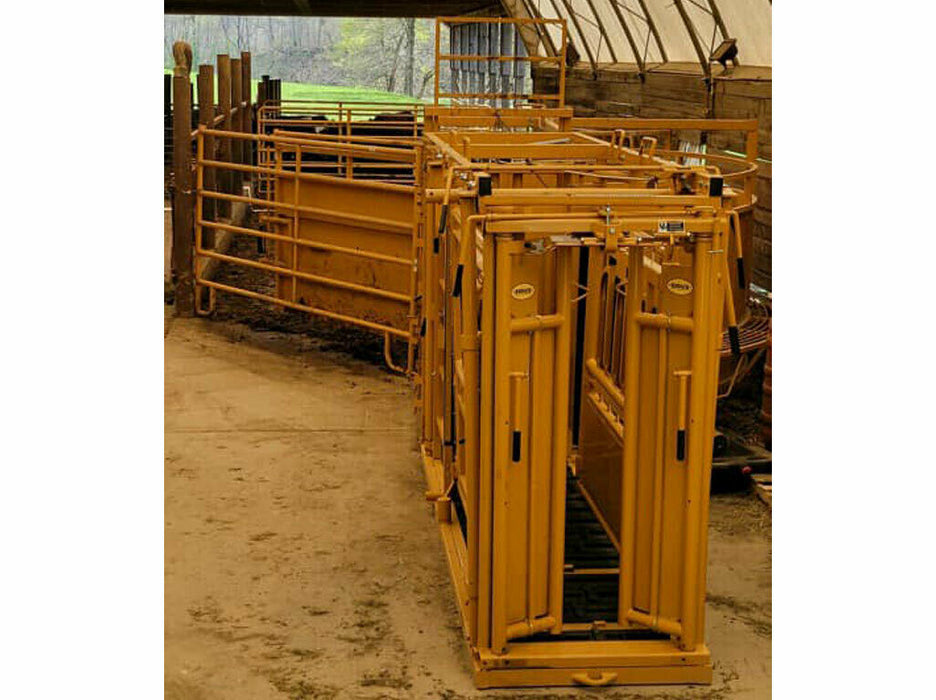 Cattle Chute with Auto Head Gate by Sioux Steel