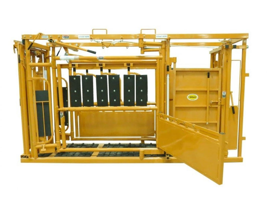 Cattle Chute with Auto Head Gate by Sioux Steel